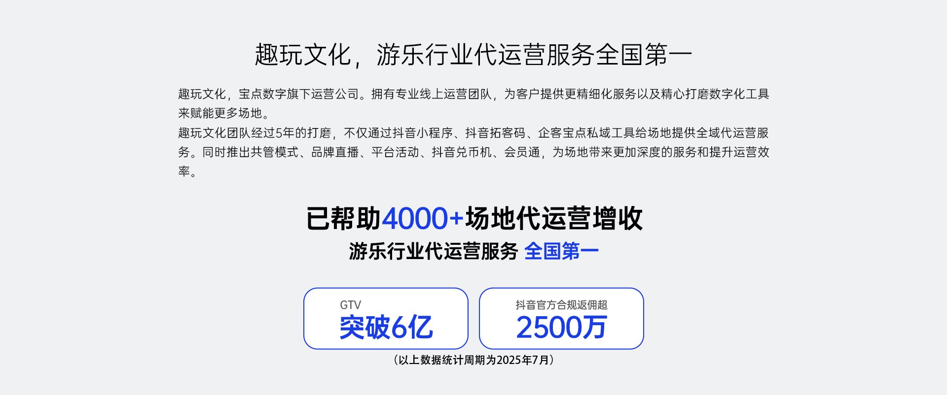 趣玩文化 — 游乐行业代运营服务全国第一